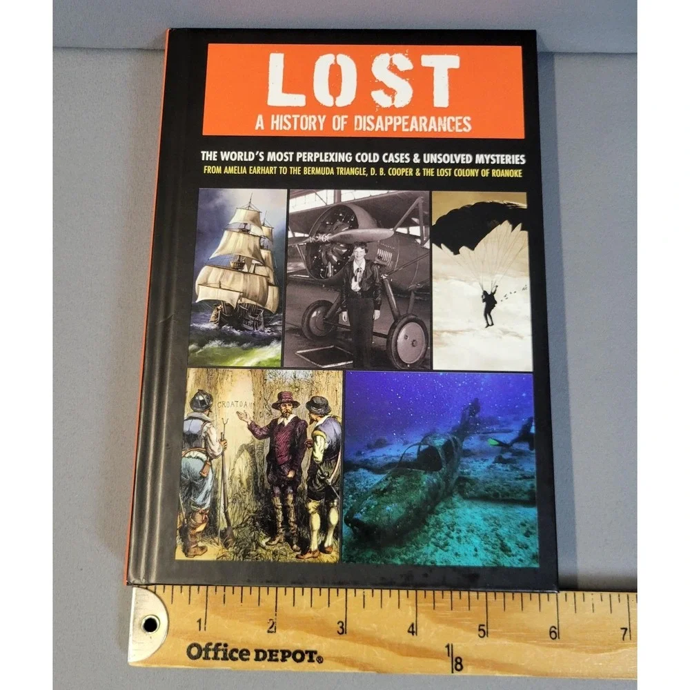Cider Mill Press Lost A History of Disappearances True Crime Hardcover Book